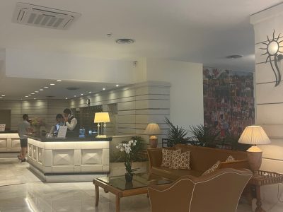 Aquila beach hotel lobby